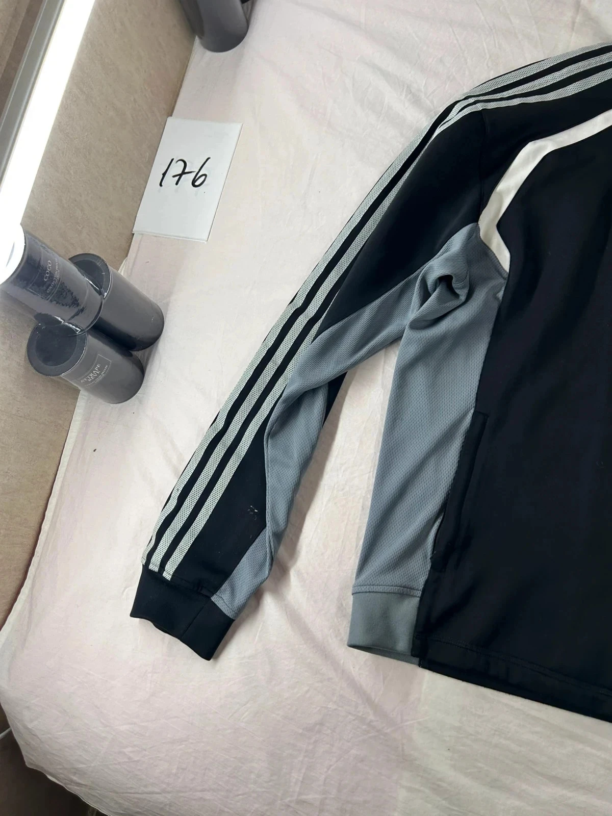 Veste leve preta adidas estilo vintage retrô anos 2000 – photo 3